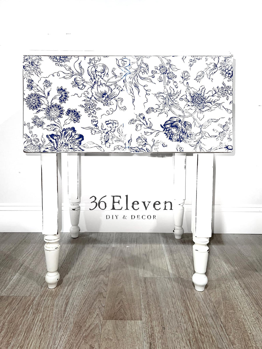 Floral Drop Leaf Table – 36 Eleven DIY & Decor