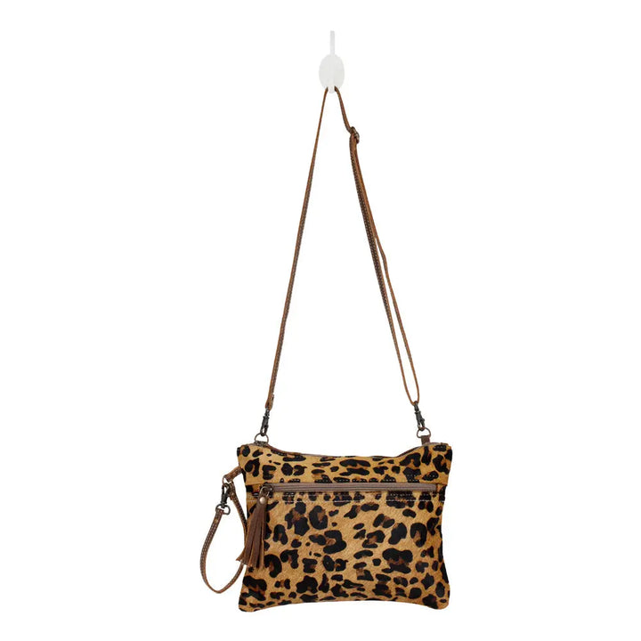 Tara Leopard Hair On Crossbody