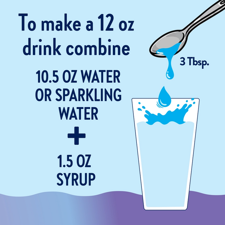 Sugar Free Mermaid Syrup Hydration with Electrolytes