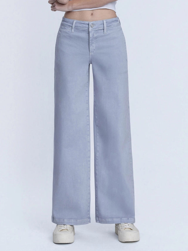 Lauren Mid Rise Wide Leg Jeans