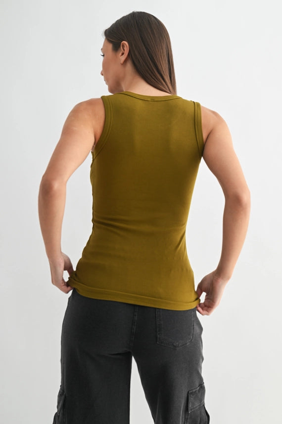 The Devon Ribbed Tank