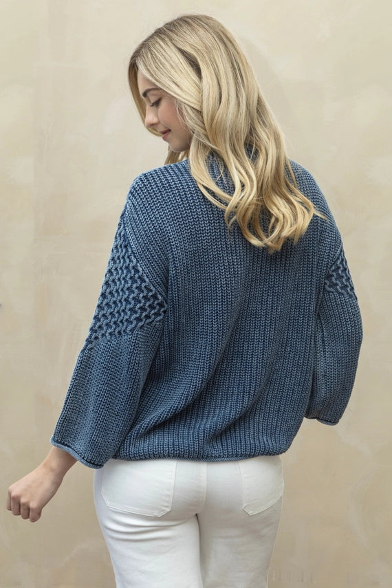 Melinda Textured Knit Sweater