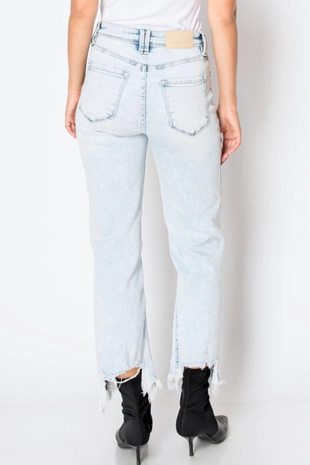 Tanili Tummy Control High Rise Straight Jeans