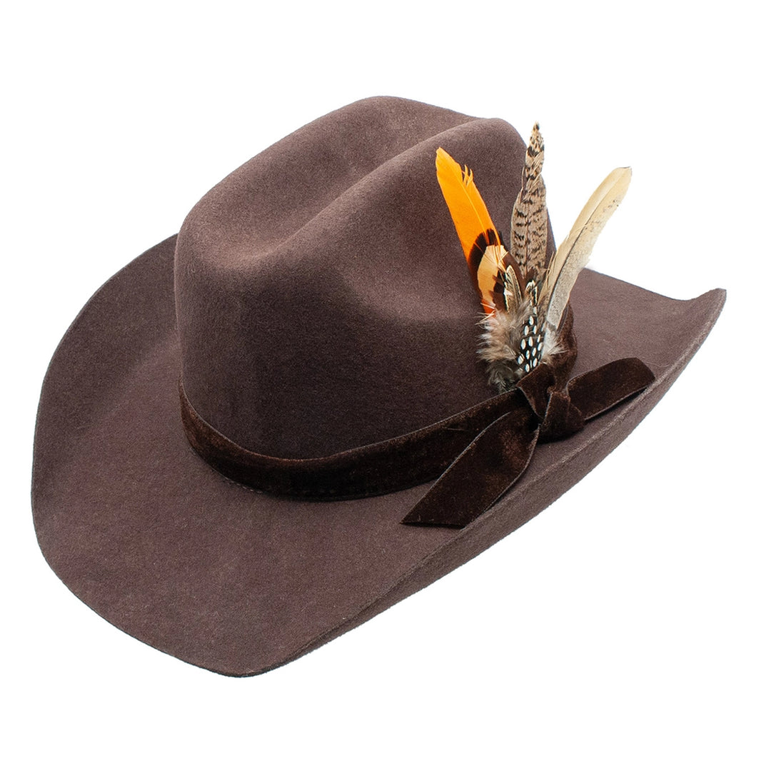 Charlotte Wool Felt Adjustable Western Drifter Cowboy Hat