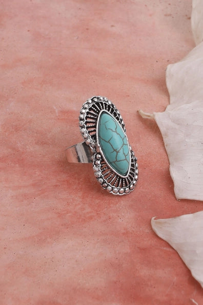 Marilyn Western Turquoise Ring