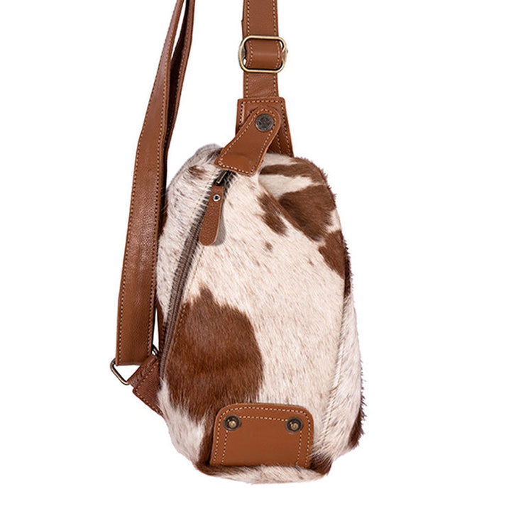 Jessi Lynn Cowhide Sling Bag