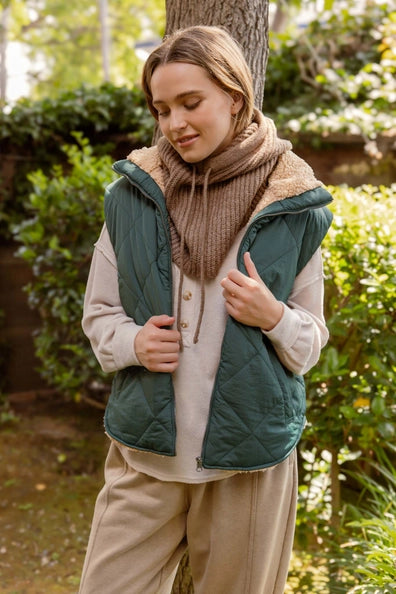 Junia Quilted Puffer Vest