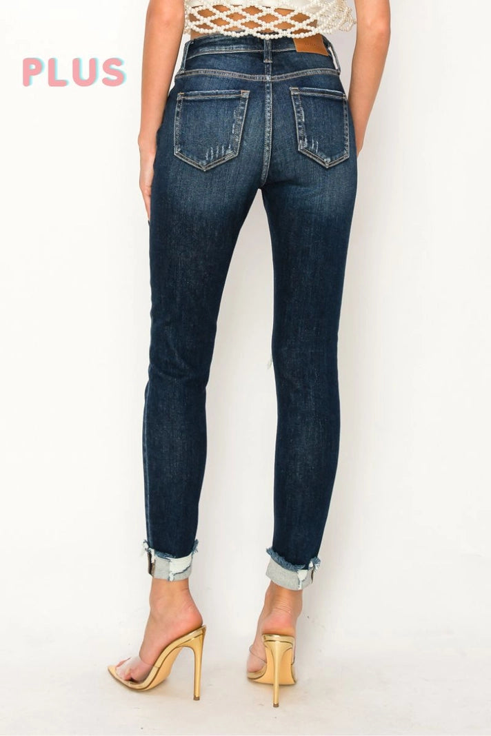 Tina High Rise Skinny Jeans- Extend Sizes