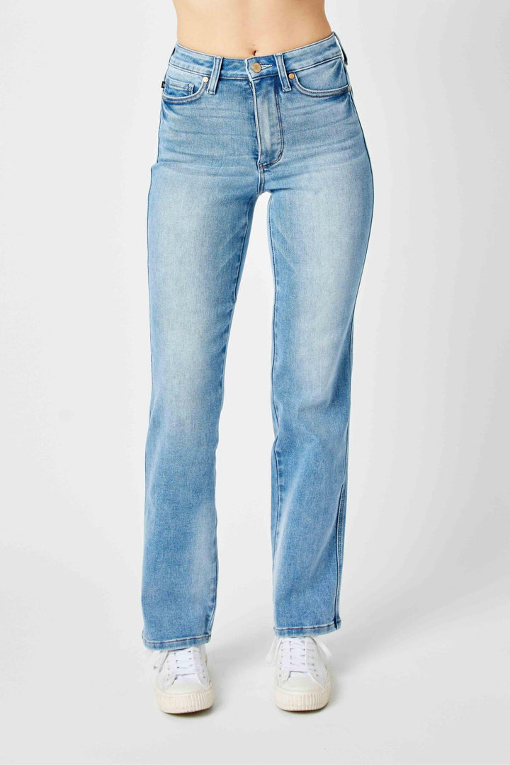 Mandy High-Waisted Tummy Control Straight Jeans