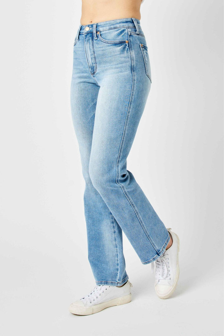 Mandy High-Waisted Tummy Control Straight Jeans