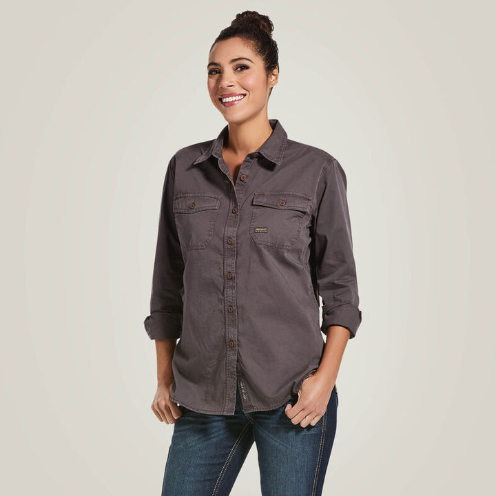 Ariat Rebar Washed Twill Work Shirt