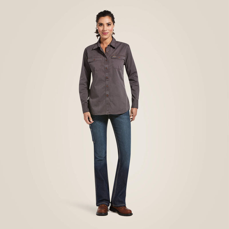 Ariat Rebar Washed Twill Work Shirt