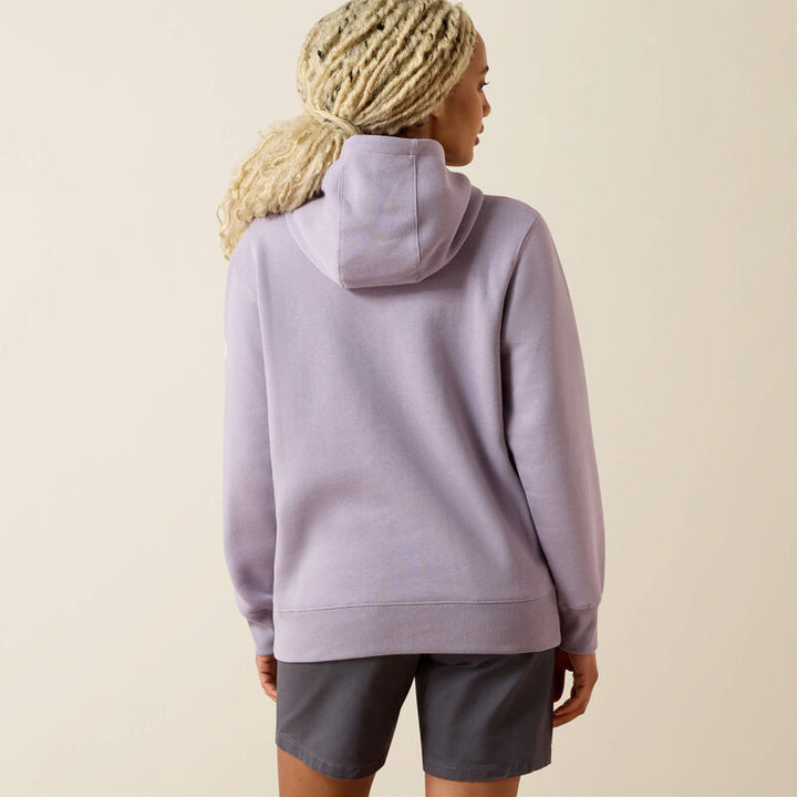 Ariat Rebar Lightweight Logo 1/2 Zip Hoodie