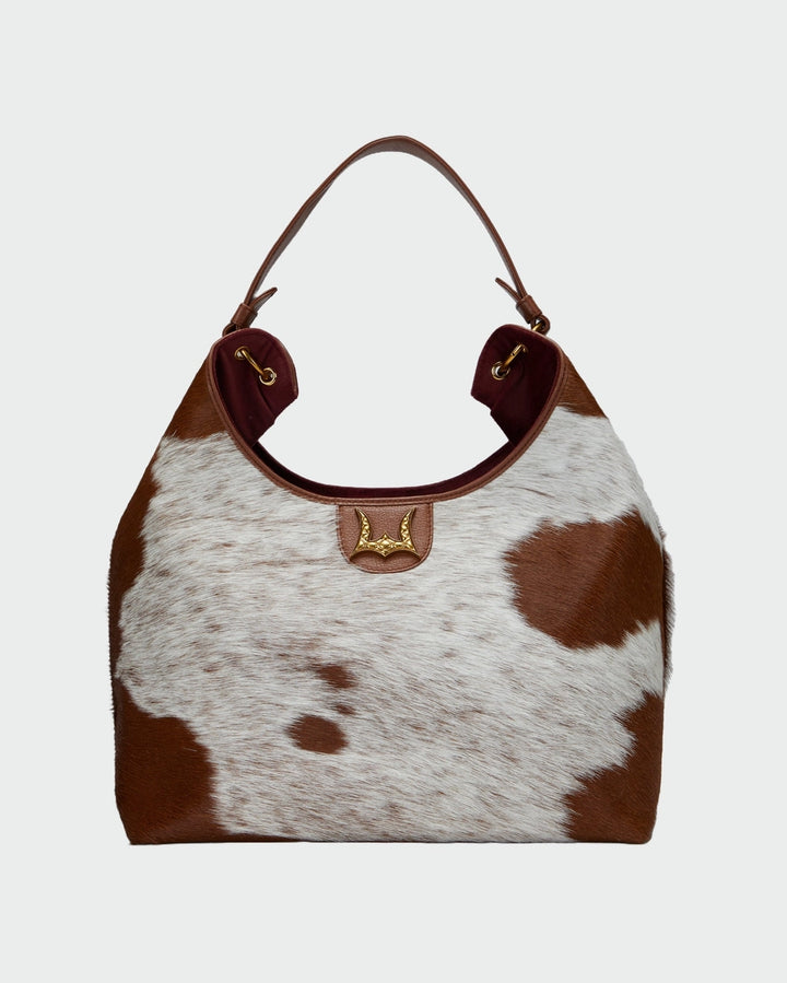 Katie Beth Cowhide Hobo Bag