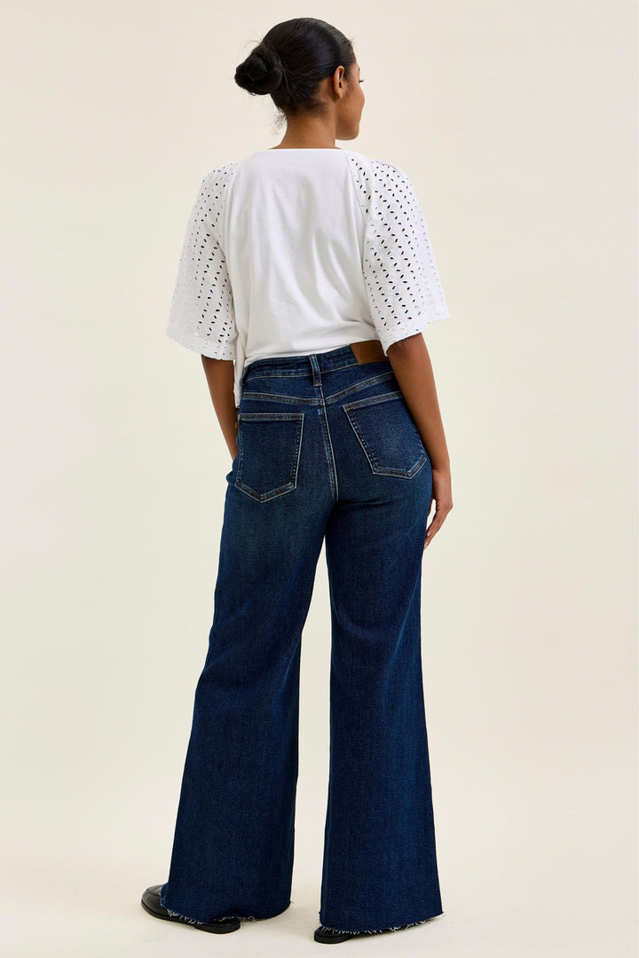 Judy Blue Zariah High Rise Retro Wide Leg Jeans