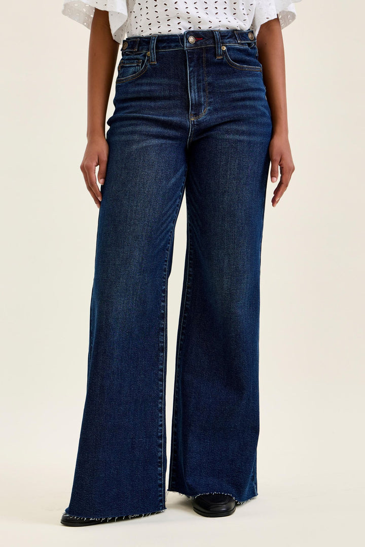 Judy Blue Zariah High Rise Retro Wide Leg Jeans