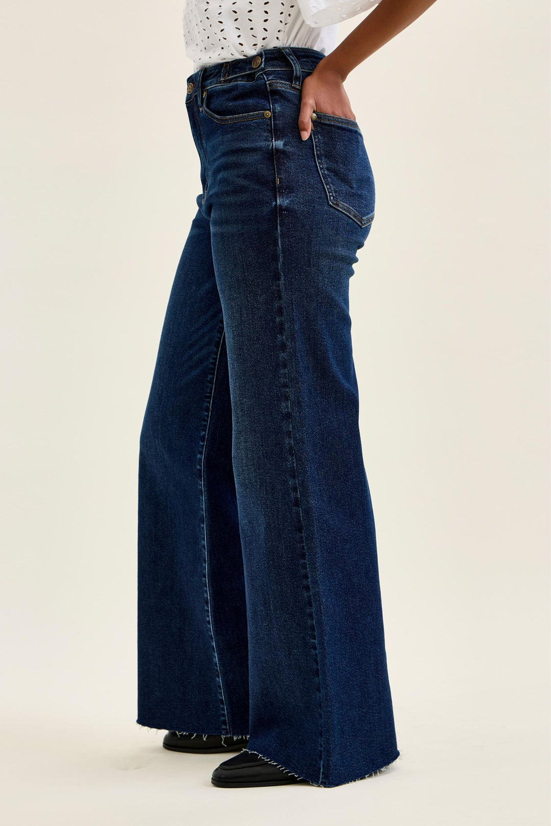 Judy Blue Zariah High Rise Retro Wide Leg Jeans