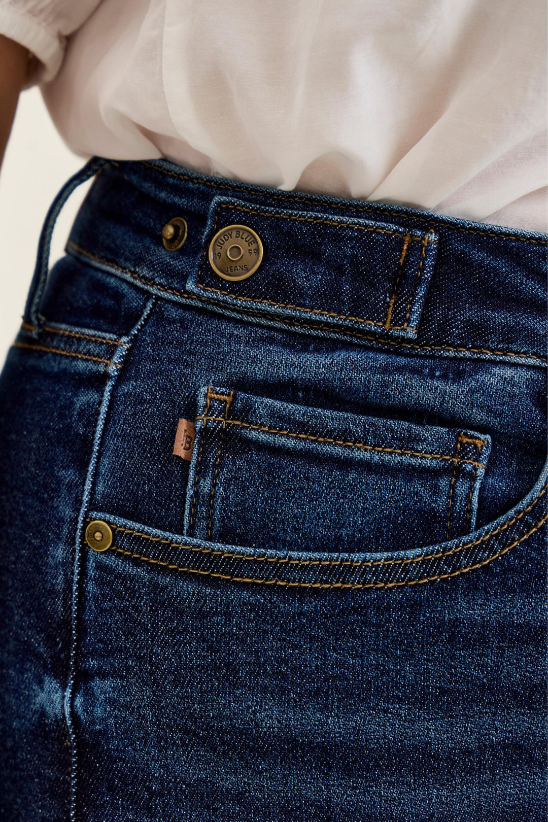 Judy Blue Zariah High Rise Retro Wide Leg Jeans