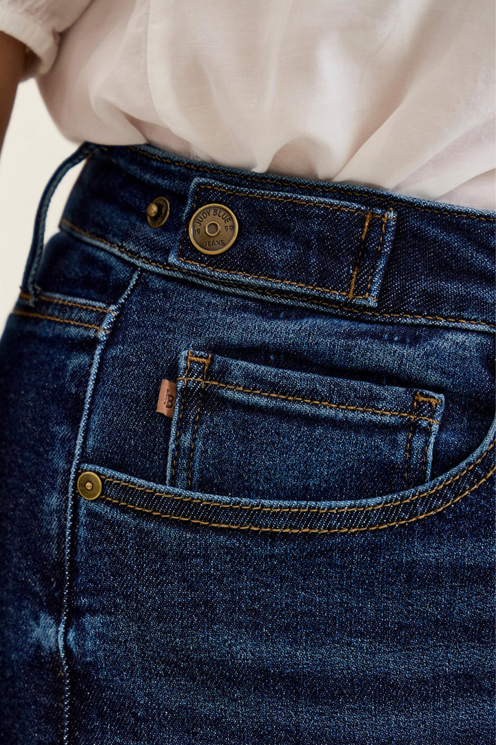 Judy Blue Zariah High Rise Retro Wide Leg Jeans