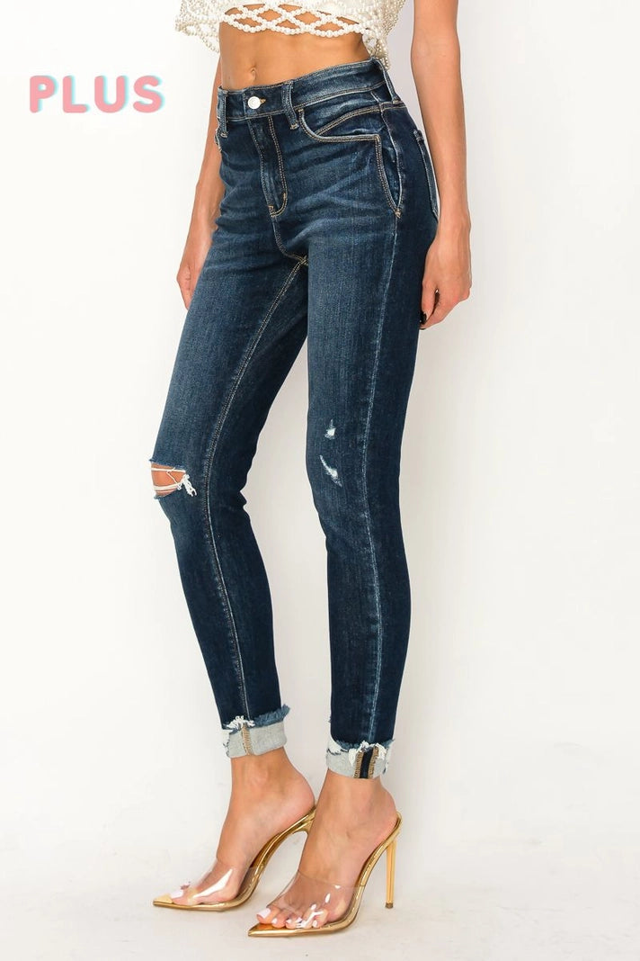 Tina High Rise Skinny Jeans- Extend Sizes