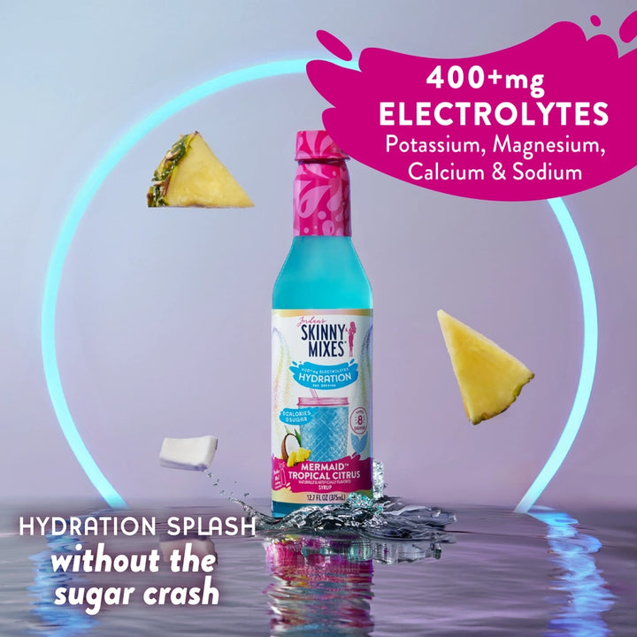 Sugar Free Mermaid Syrup Hydration with Electrolytes