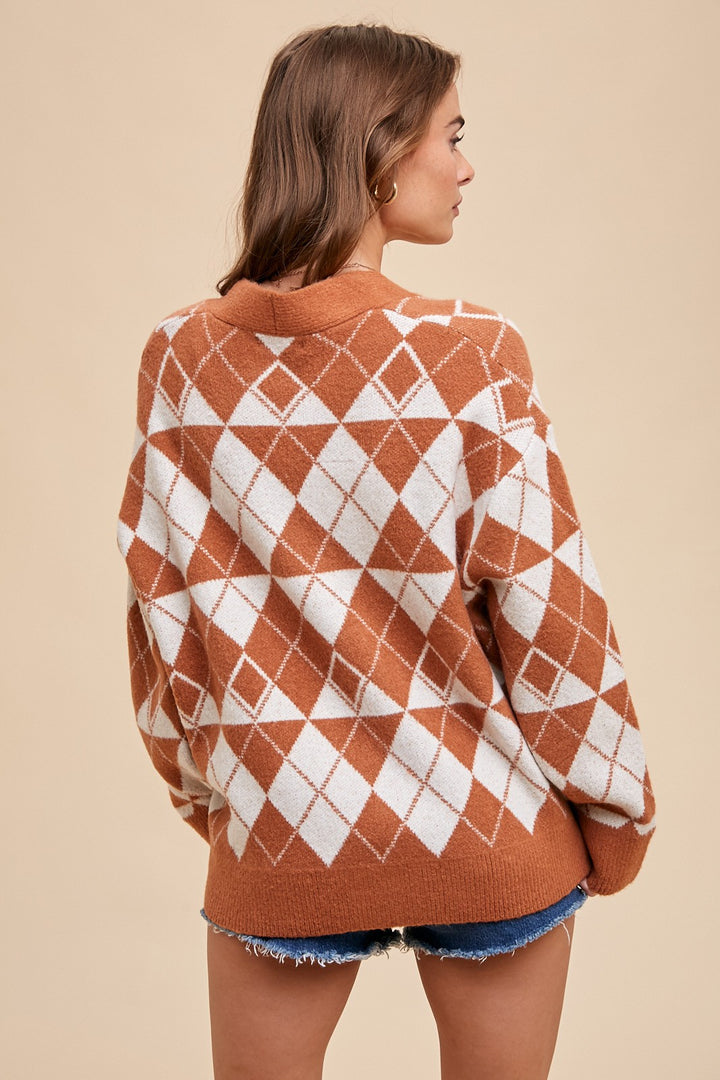 Maribel Argyle Cardigan