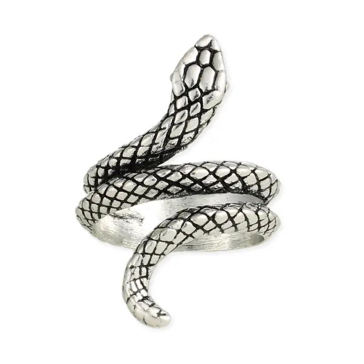 Vespera Coiled Snake Ring