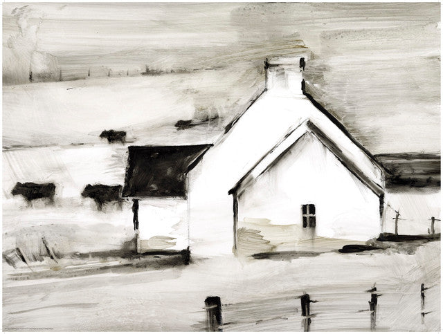 Black & White Farmhouse Picture