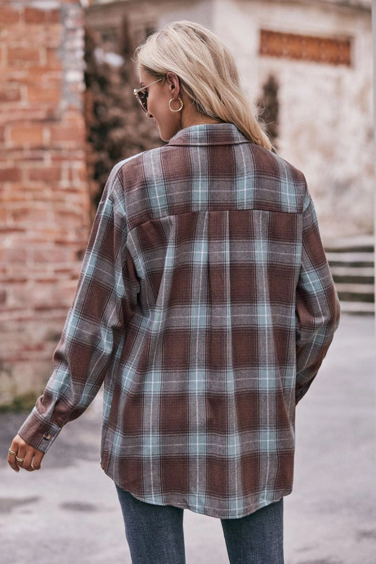 Dana Relaxed Plaid Button Up