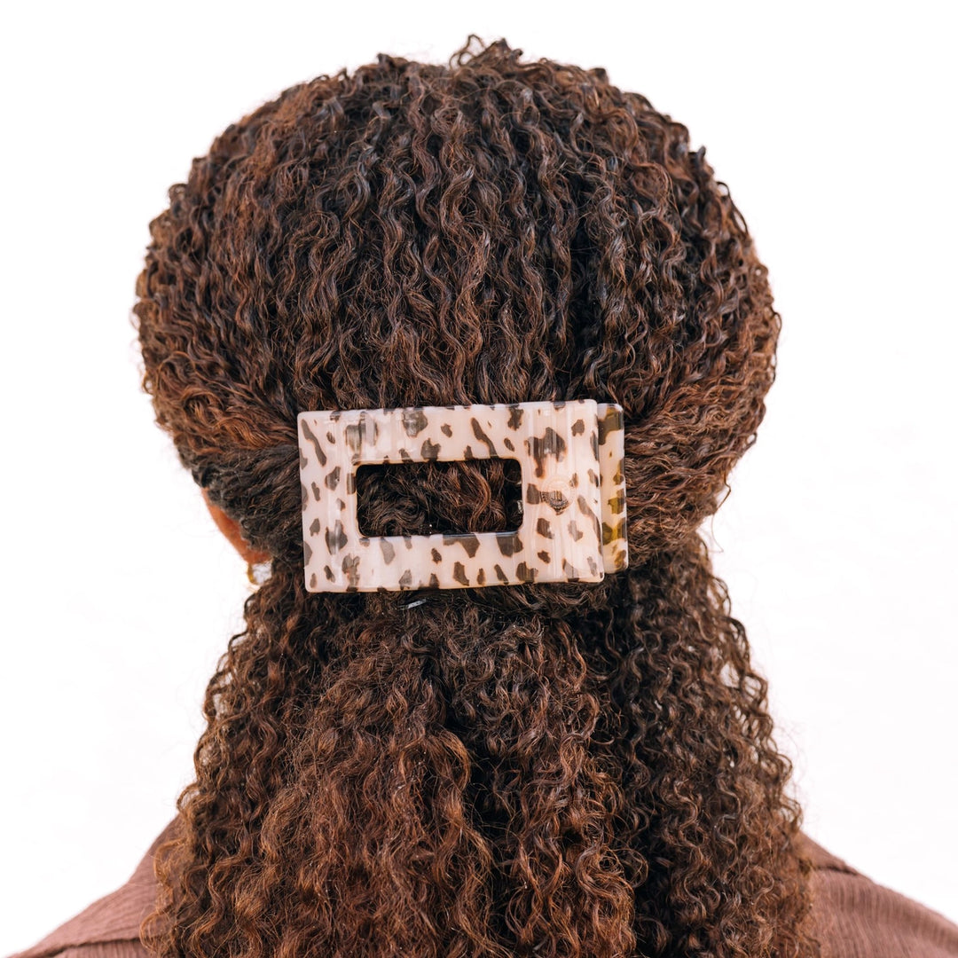 TELETIES Flat Rectangle Hair Clip