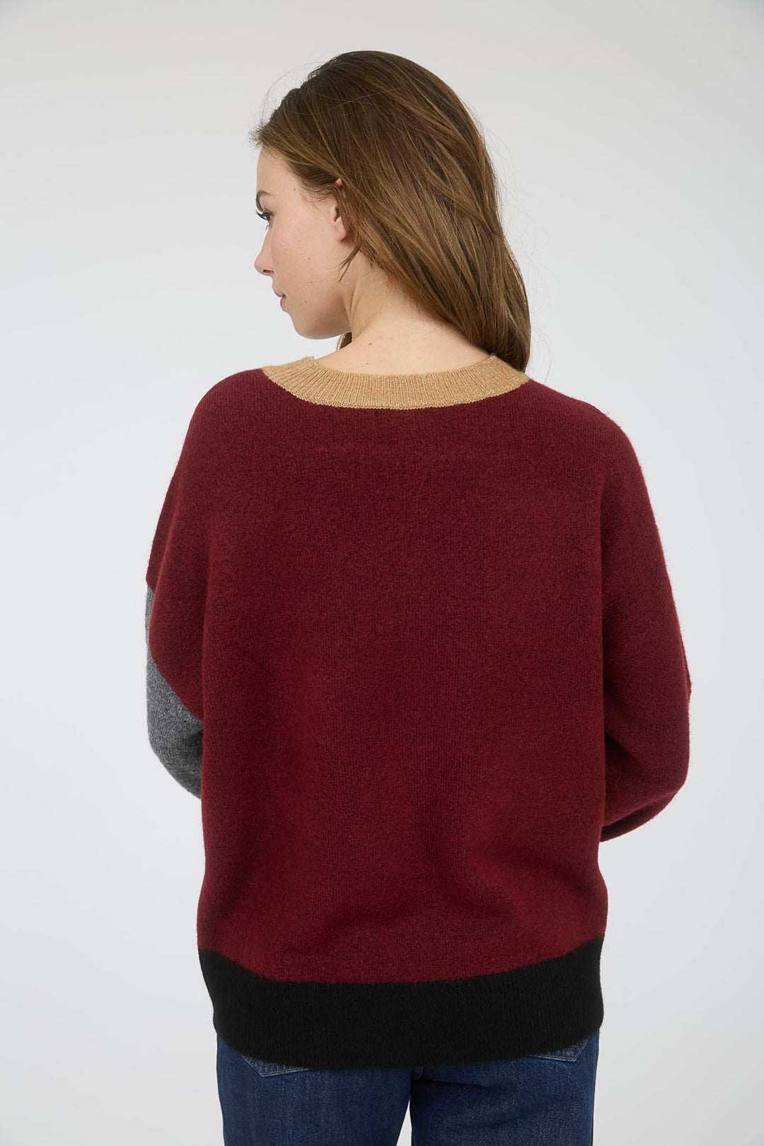 Luna Relaxed Colorblock Sweater