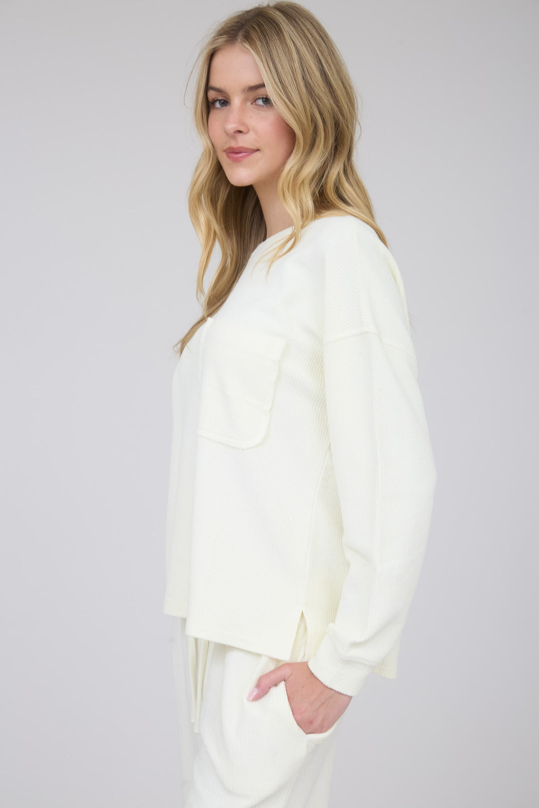 Kinley Pocket Long Sleeve Top