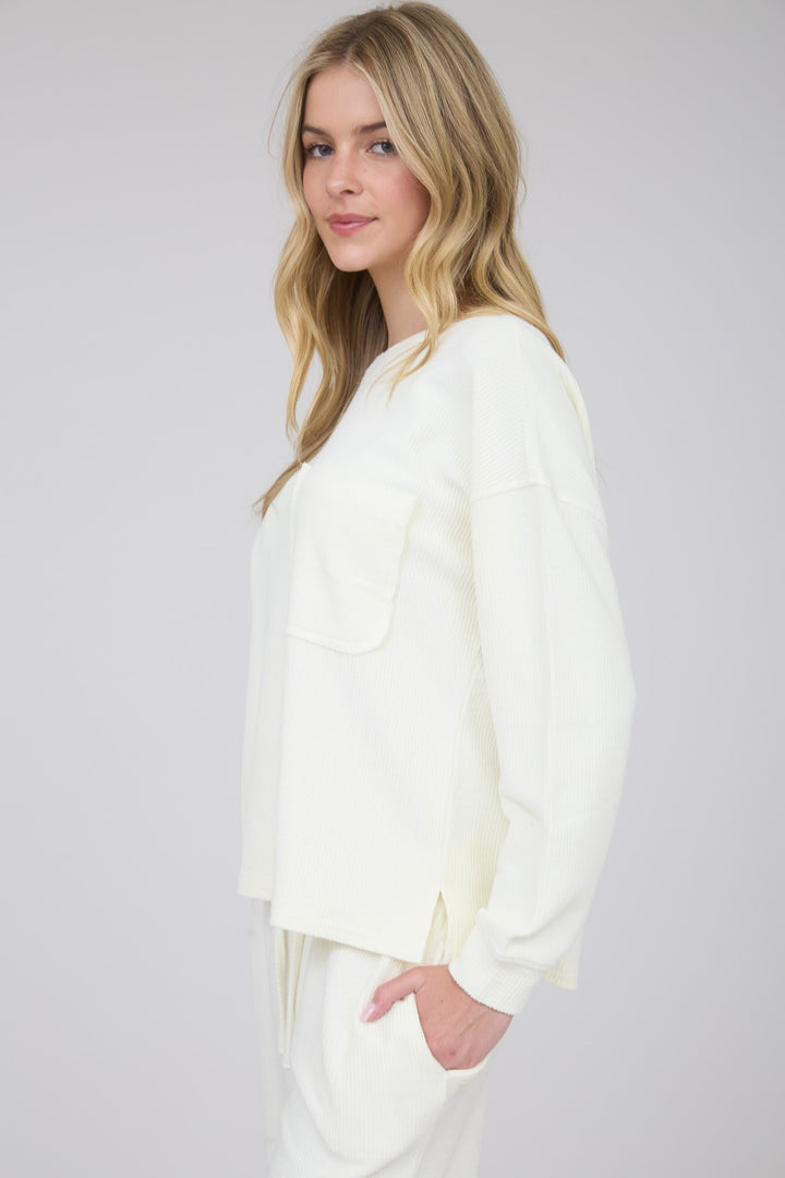Kinley Pocket Long Sleeve Top