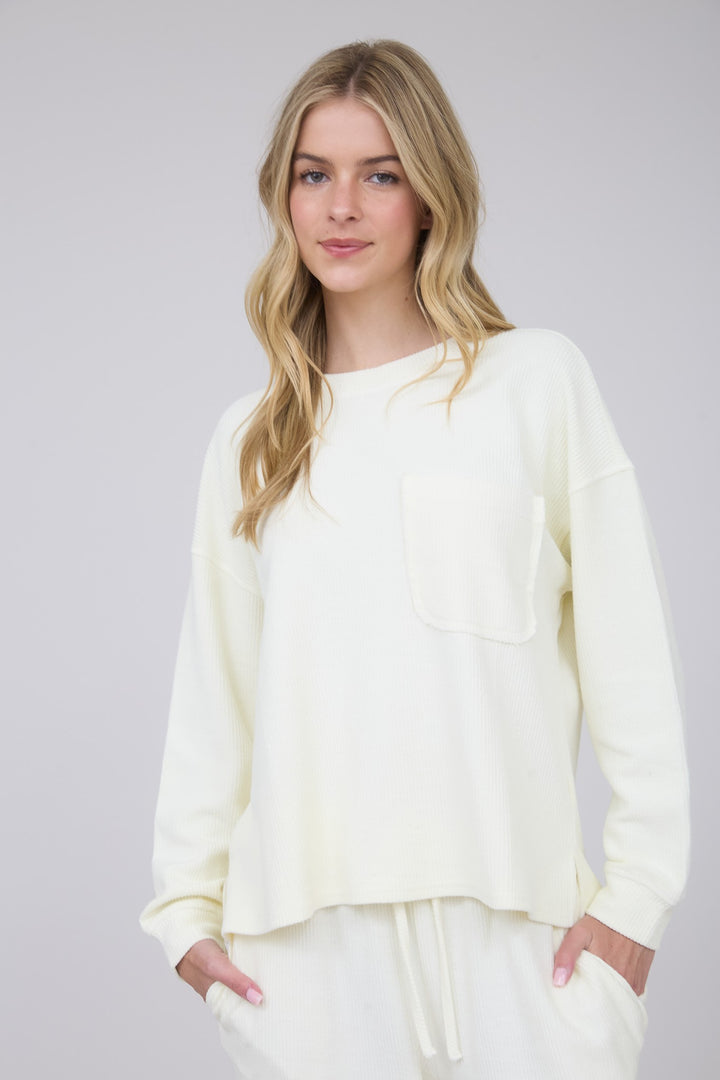 Kinley Pocket Long Sleeve Top