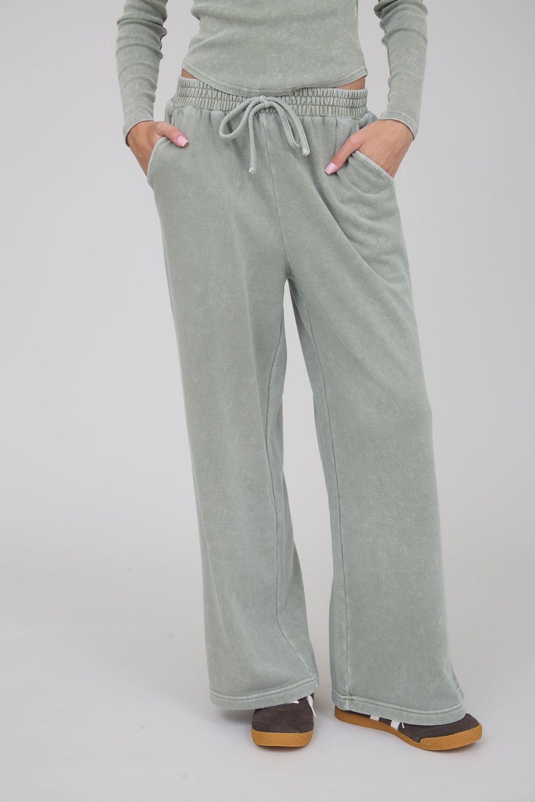 Solenne Wide Leg Lounge Pants