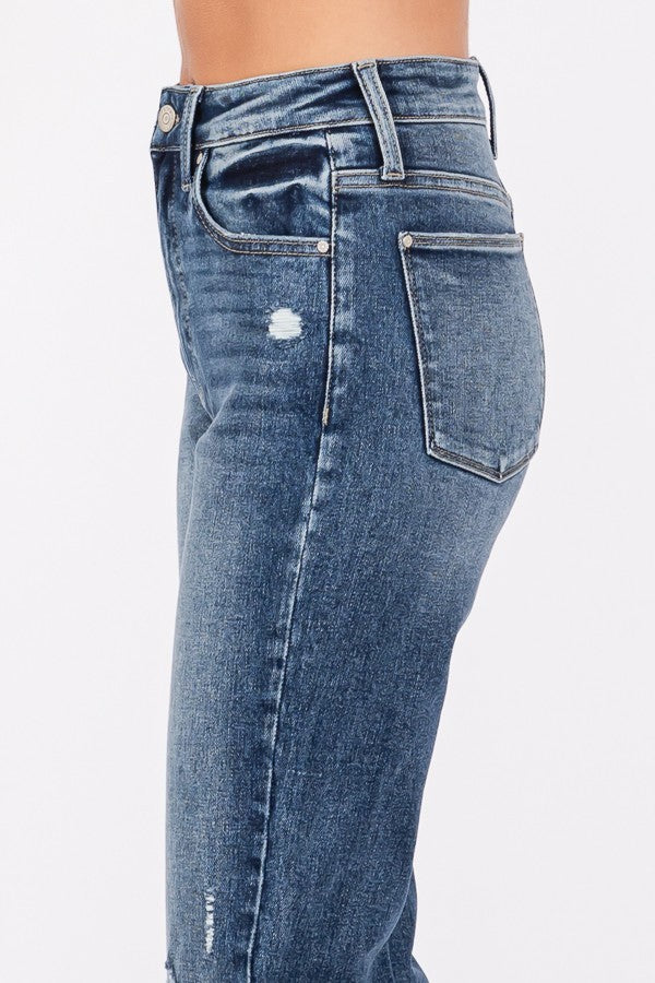 Maren Cuffed Slim Straight Jean