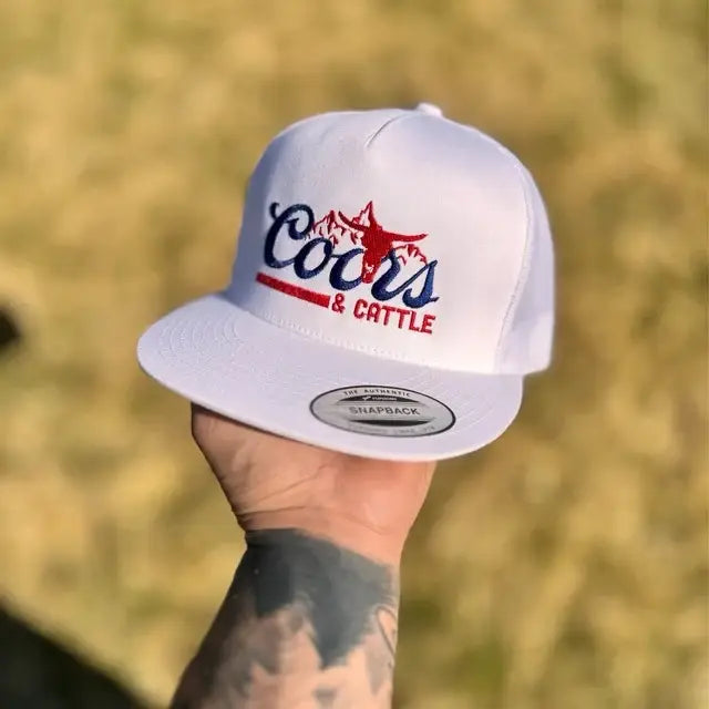 Coors & Cattle Embroidered Trucker Hat