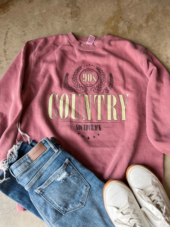 Reba Western '90s Country Soundtrack' Crewneck