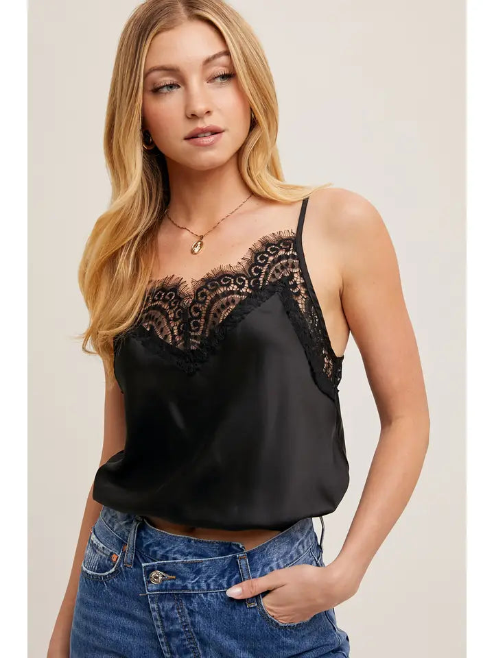 Percephony Silk Lace Cami