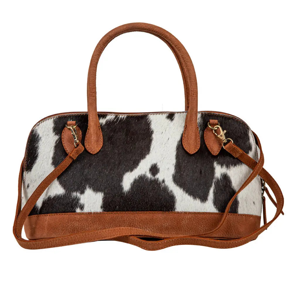 Julie Ann Cowhide Dome Satchel