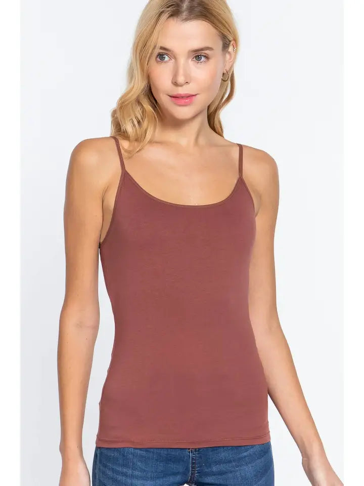 Nicolette Cropped Cami with Self Bra