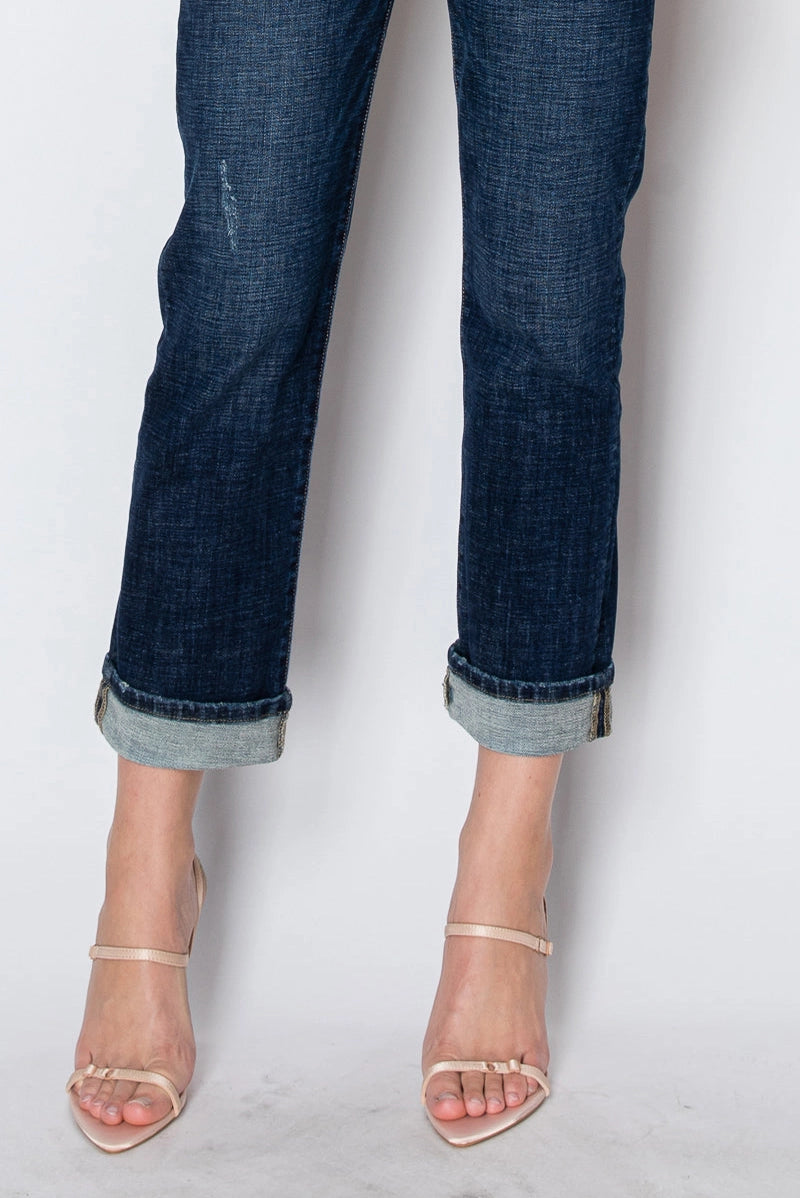 Althea Tummy Control Straight Cuff Jean