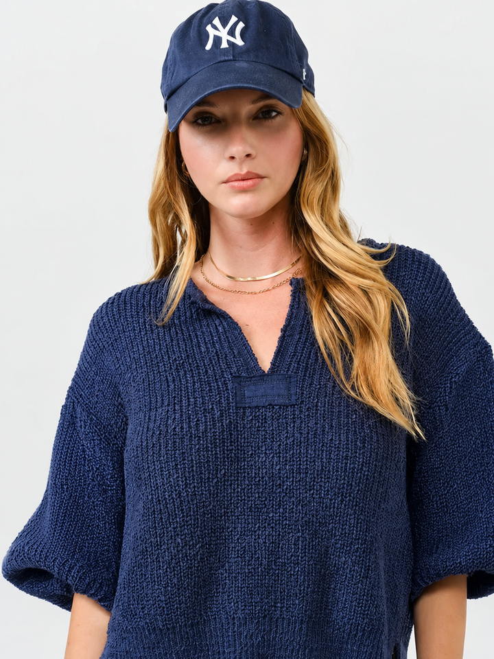 Mallory Slouchy Cropped Sweater