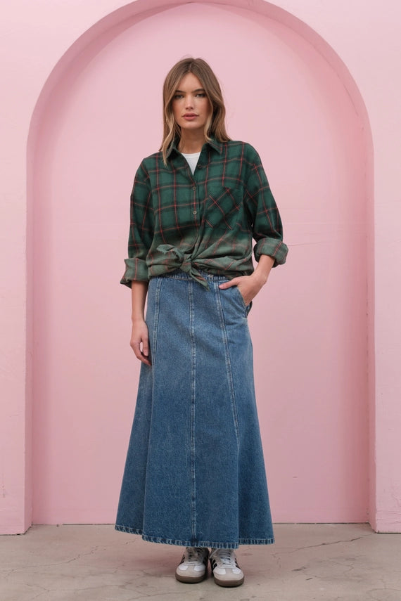 Blaire Plaid Button Up