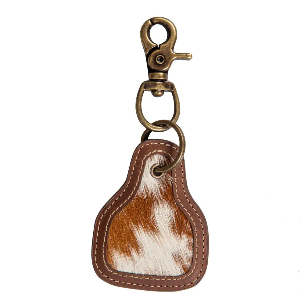 Brooke Cowhide Keychains