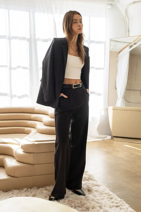 Sydney High Waisted Wide Leg Pants