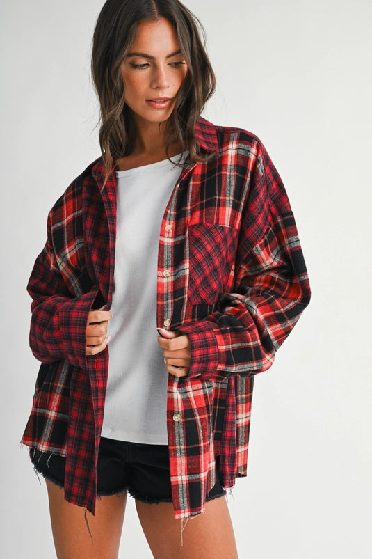 Tiffany Patchwork Plaid Flannel