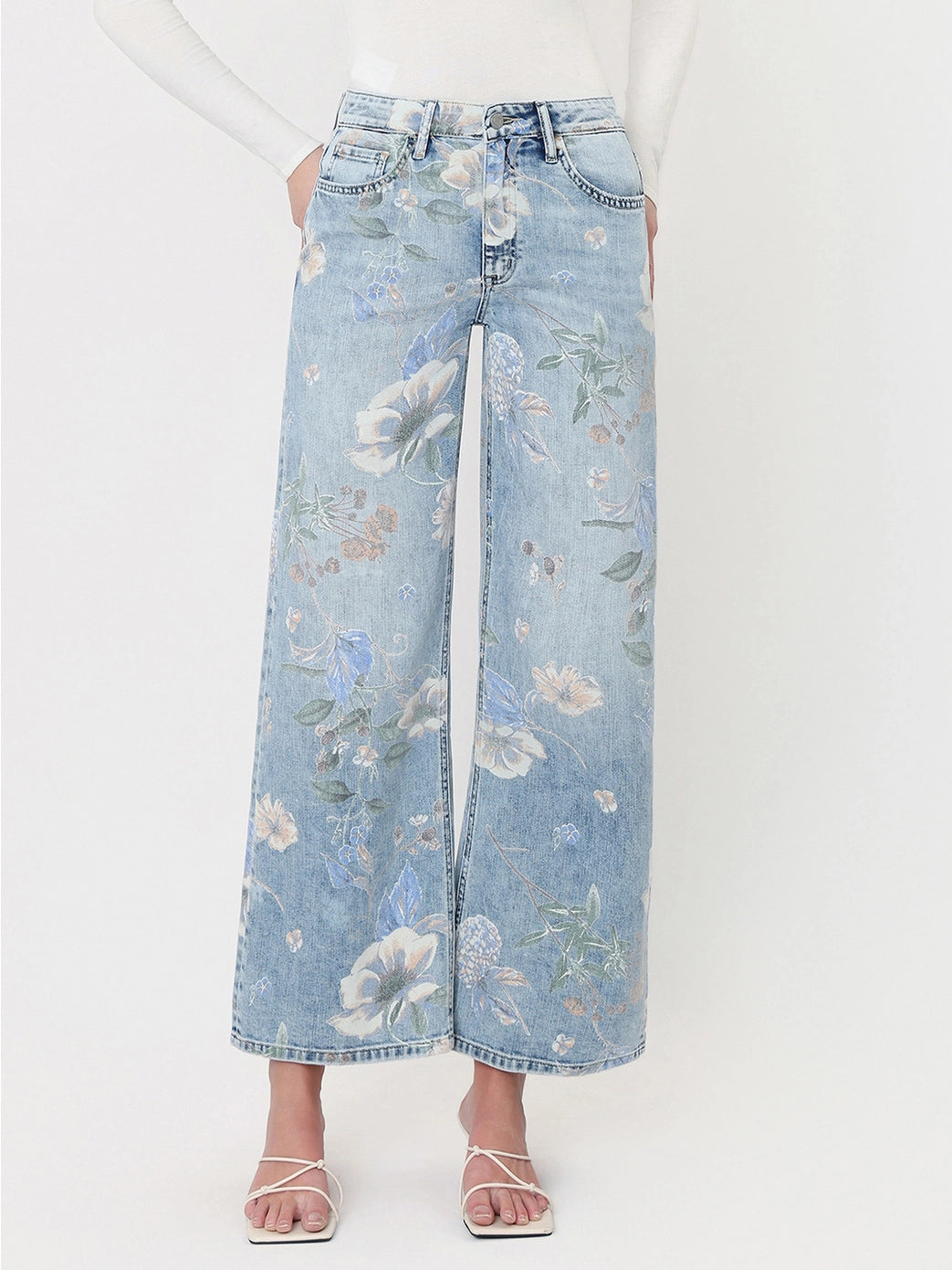 Melissa Floral Vintage Flare Jeans