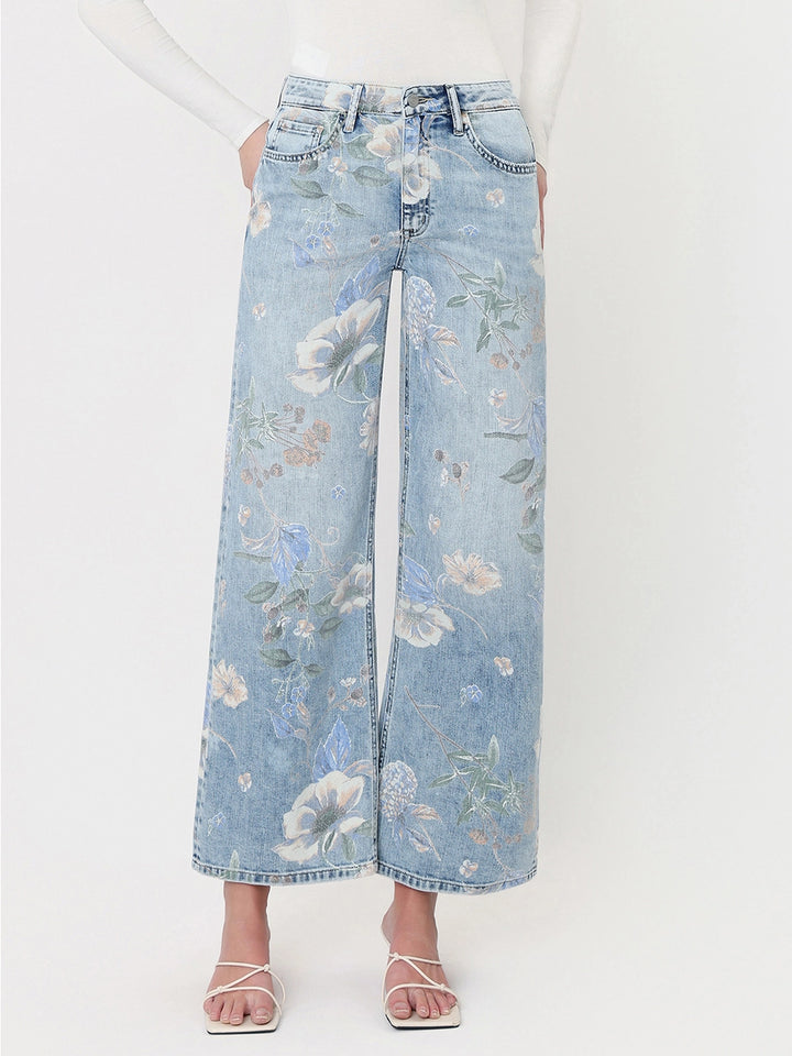 Melissa Floral Vintage Flare Jeans