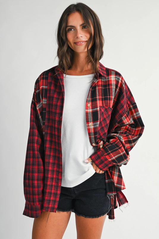 Tiffany Patchwork Plaid Flannel